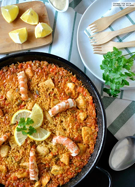 La legendaria paella de Antonio Banderas
