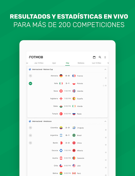 Resultados Futbol Fotmob