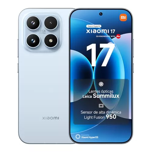 XIAOMI 17 - Smartphone de 12+512GB, Lentes óptica Leica Summilux