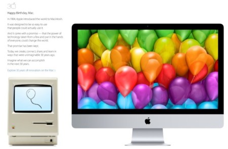 Treinta años de innovación. Apple celebra el cumpleaños del Macintosh