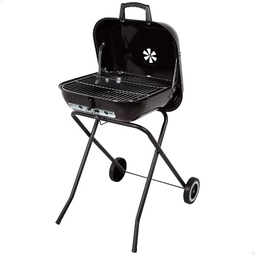 AKTIVE Barbacoa portátil con ruedas