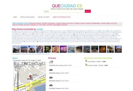 Queciudad, buscador de todo tipo de sitios por próximidad