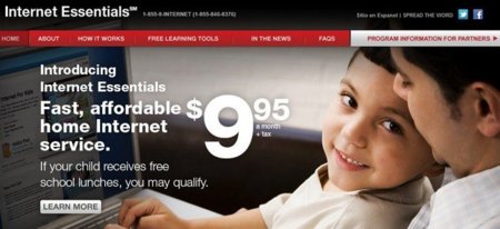 Comcast lanza Internet Essentials, una auténtico acceso social a la Red por 10 dólares al mes