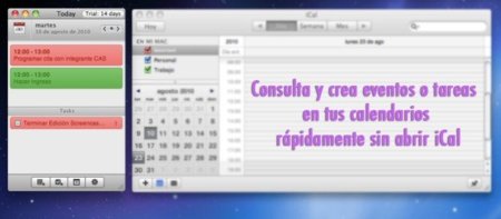 Today 2.0, consulta y crea eventos el iCal rápidamente