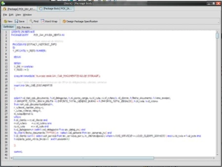 PLSQLエディター