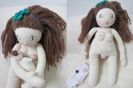 Una nueva mandarina lactando y pariendo