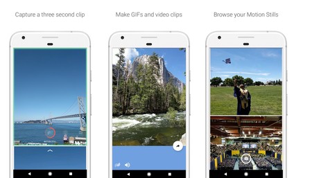 Motion Stills: crear GIFs es sencillo con la app de Google que llega ahora a Android
