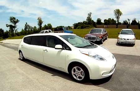 El Nissan LEAF limusina en vídeo