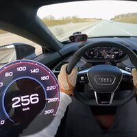Ya podemos ver en vídeo cómo se comporta el Audi RS e-tron GT por la Autobahn... ¡a 256 km/h!