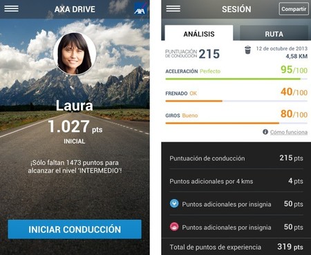 AXA Drive app 02