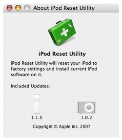 Apple lanza una nueva utilidad para reparar los iPod shuffle de 1ª y 2ª generación