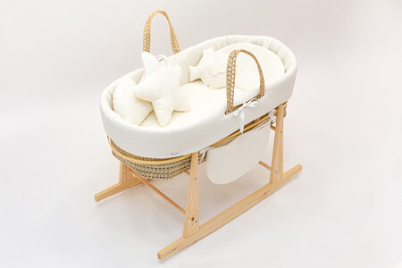 Capazo Bebe Pique Crema 161