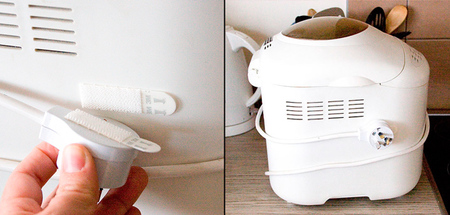 Sencillo truco para recoger los cables de nuestros aparatos eléctricos