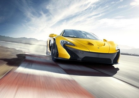 Yellow McLaren P1
