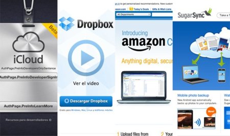 Comparativa de precios de iCloud con Dropbox, Amazon Cloud Drive y SugarSync