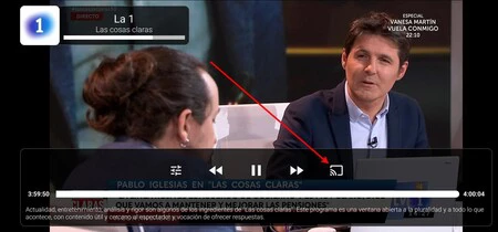テレビを見る Chromecast