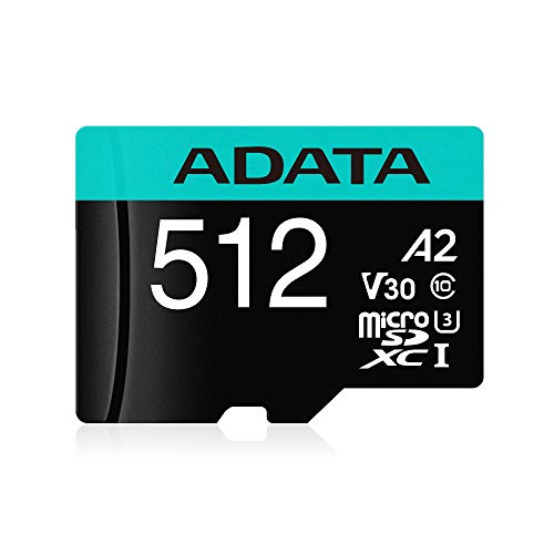 ADATA Premier Pro Tarjeta de Memoria MicroSD de 512GB