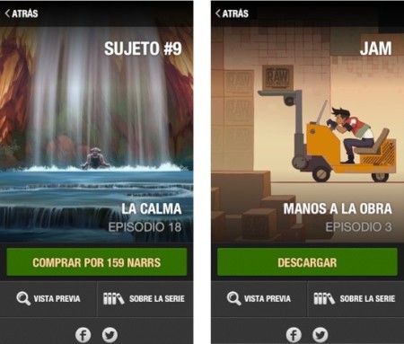La plataforma de contenido interactivo Narr8 llega al iPhone