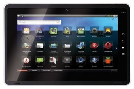 Opera Mobile 10.1 beta en vídeo en la tablet Toshiba Folio 100