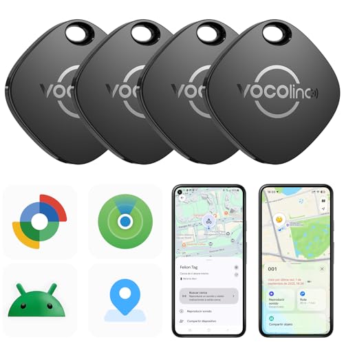 VOCOlinc Android Tag Smarttag Localizador Compatible con Google Localizador o Apple Buscar 
