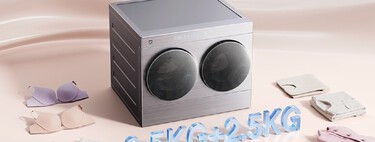 Com visual de casinha de bonecas, nova mini máquina da Xiaomi lava e seca roupas em apenas 40 minutos: aparelho conta com dois tambores independentes para peças delicadas e dosagem automática de sabão no processo 