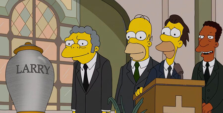 Funeral Larry Los Simpson