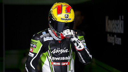 El casco de Tom Sykes en honor a Joan Lascorz a la venta en eBay