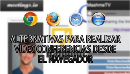 Tres alternativas para realizar videoconferencias desde el navegador