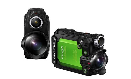 Sólo hoy, la resistente cámara de acción TG-Tracker de Olympus en color verde, en Amazon por 250 euros
