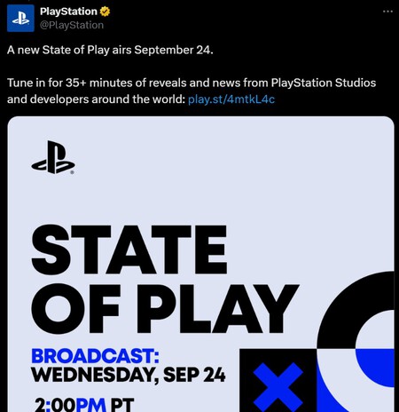 State Of Play Septiembre 2025 Fecha