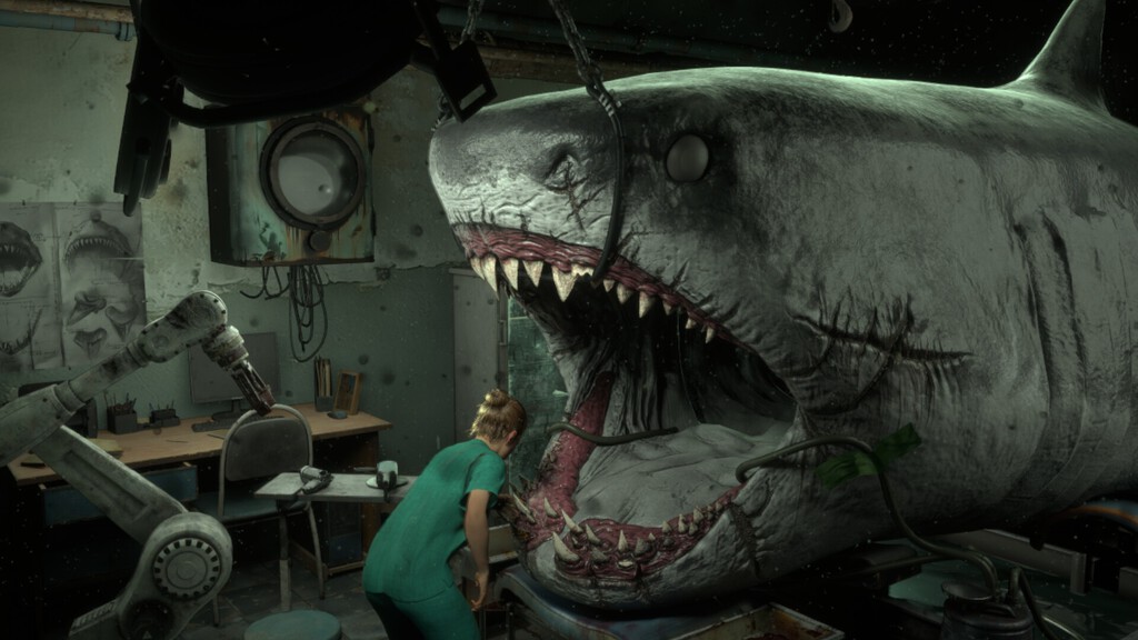 Ser dentista de tiburones es el peor trabajo que podrías tener, y este juego de terror lo deja claro desde el primer mordisco Ser dentista de tiburones es el peor trabajo que podrías tener, y este juego de terror lo deja claro desde el primer mordisco