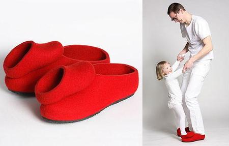 Zapatos dobles para bailar con papá
