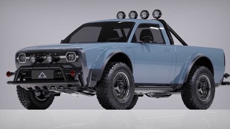 Esta pick-up eléctrica de diseño retro promete más de 400 km de autonomía y todo el estilo ochentero que $800,000 pesos te pueden comprar