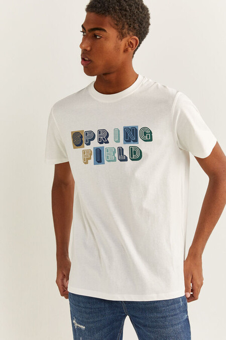 Camiseta Logo Springfield Camiseta Logo Springfield