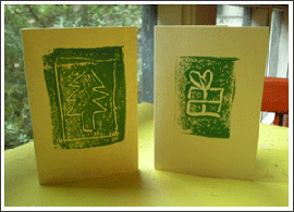Tarjetas de Navidad hechas en casa