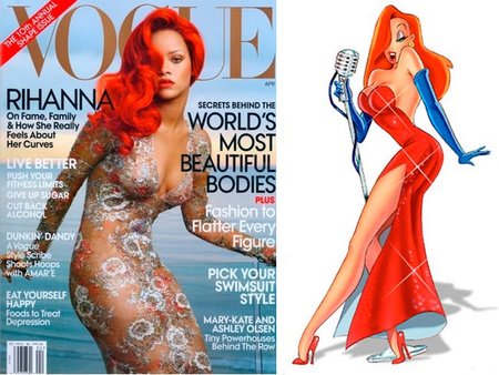 Separadas al Nacer: Rihanna en Vogue Vs Jessica Rabitt