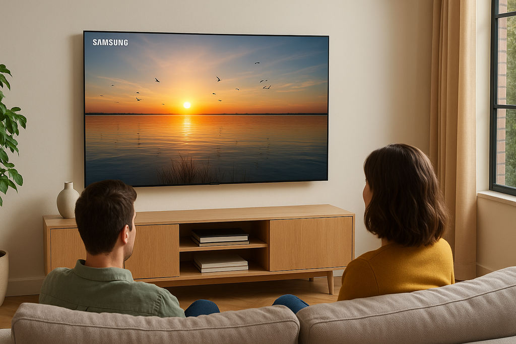 Tener un televisor Samsung puede ser la diferencia entre poder ver igual de bien una película a oscuras que a plena luz 