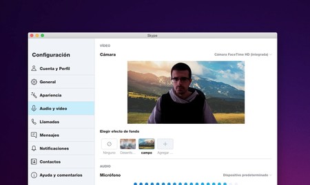 Skype para Mac obtiene fondos personalizados: así puedes colocar el tuyo