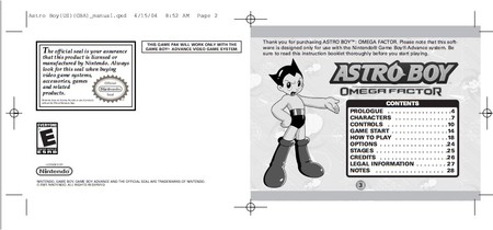Games Nintendo Game Boy A Astroboy Manual De Usuario Pdf