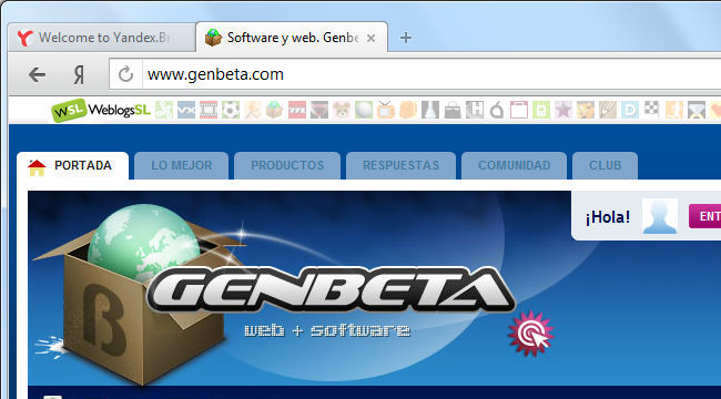 Yandex Browser 1.0