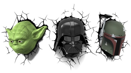 Lámparas LED de Star Wars para la habitación de vuestros hijos o para la tuya