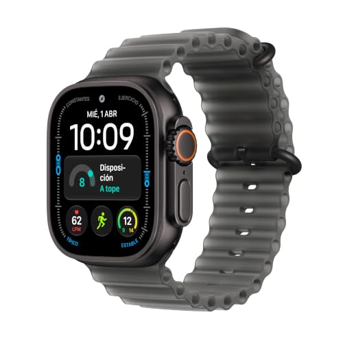 Apple Watch Ultra 4 GPS + Cellular con Caja de Titanio Negro de 49 mm