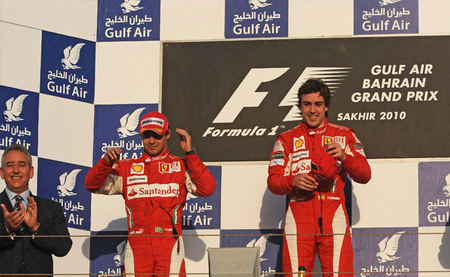 Podio Bahréin 2010