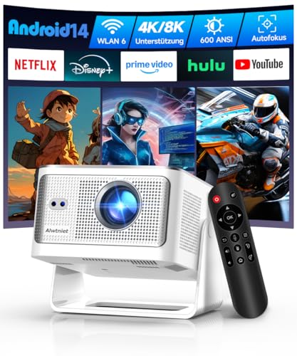 Alwtniet Proyector Portatil 4K 8K