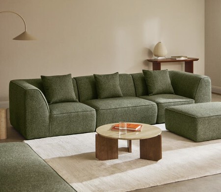 Sofá modular verde de Sklum