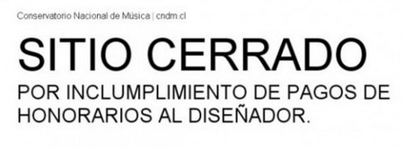 Impagos en internet y el caso del Conservatorio Nacional de Chile:cuidado con estas actuaciones