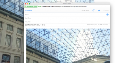 Ya podemos usar zoom y enviar por correo las fotografías de iCloud sin movernos de su web oficial