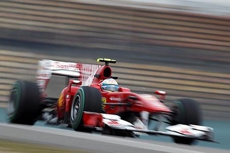 Fernando Alonso quinto en los libres 3 del GP de China 2010