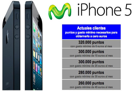 Precios del iPhone 5 con Movistar, las operadoras empiezan a soltar información