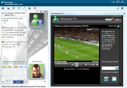Messenger TV llega a España